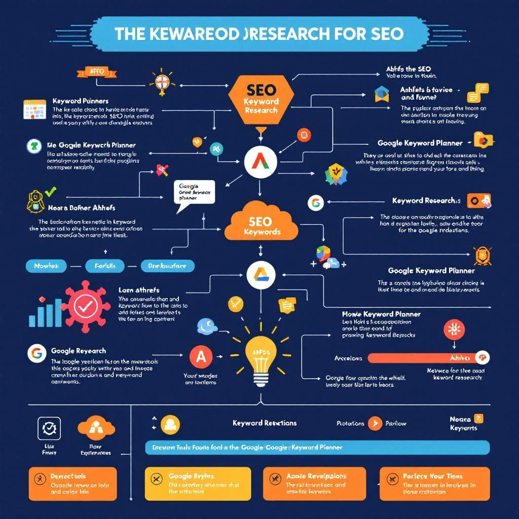 展示SEO行銷策略規劃的關鍵字研究流程與工具
